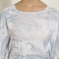 Women Light-Blue Tie Dye Printed Rayon Kaftan Tunic With Trousers ( JNCS 3002Light-Blue )