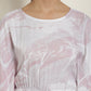 Women Light-Purple Tie Dye Printed Rayon Kaftan Tunic With Trousers ( JNCS 3002Light-Purple )