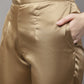 Women stylish Co-ords with belt ( JJNCS 3004 Golden )