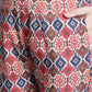 Women's Digital Printed Crop Top and Jacket Set ( JNCS 3007 Red )