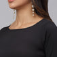 Women Black A-Line Dress ( JND 1001Black )