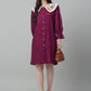 Women's Floral Embroidered A-line  Dress