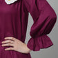 Women's Floral Embroidered A-line  Dress