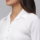 Women White Solid Shirt