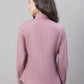 Women Magenta Pink Solid Shirt Style Top