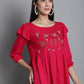 Embroidered Stylish Top ( JNT 2019 Red )