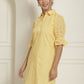Embroidered Cotton  Dress for Women ( JND 2021Yellow )