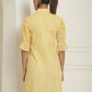 Embroidered Cotton  Dress for Women ( JND 2021Yellow )