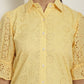 Embroidered Cotton  Dress for Women ( JND 2021Yellow )