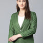 Jompers Women Olive-Green Solid Single-Breasted Smart Casual Blazer ( JOB 6001 Olive )