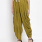 Jompers Women Green Solid Dhoti (JOD 2129 Green)