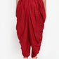 Jompers Women Maroon Solid Dhoti (JOD 2129 Maroon)