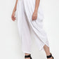 Jompers Women White Solid Dhoti (JOD 2129 White)