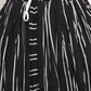 Jompers Women Black Stripped Dhoti (JOD 2130 Black)