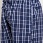 Jainish Men's Blue Checked Cotton Track Pants ( JOG 013Blue )