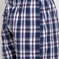 Jainish Men's Navy Blue Checked Cotton Track Pants ( JOG 013Navy-Blue )