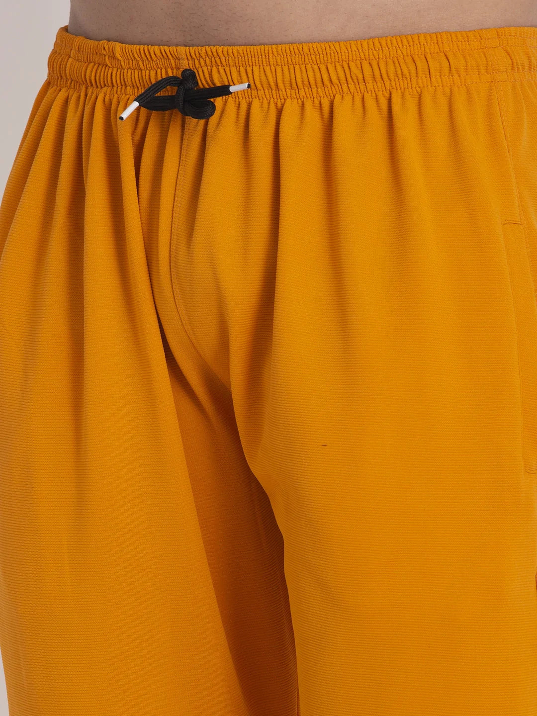 Jainish Men's Mustard Solid Track Pants ( JOG 014Mustard )