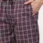 Jainish Men's Multicolor Cotton Checked Track Pants ( JOG 019Multi )