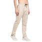 Jainish Men's Beige Cotton Striped Track Pants ( JOG 020Cream )