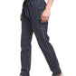 Jainish Men's Navy Blue Cotton Striped Track Pants ( JOG 020Navy )