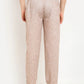 Jainish Men's Brown Linen Cotton Track Pants ( JOG 021Brown )