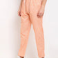 Jainish Men's Orange Linen Cotton Track Pants ( JOG 021Orange )