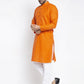 Jompers Men's Orange Printed Kurta Only ( KO 627 Orange )