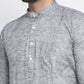 Jompers Men Grey & White Self Design Kurta with Pyjamas ( JOKP 638 Grey )