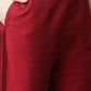 Jompers Women Maroon Regular Kurta with Trousers & With Dupatta ( JOKS D20Y 1391Maroon )