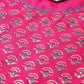 Women Pink & Golden Yoke Design Kurta with Palazzos (JOKPL 1340 Pink)