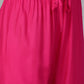 Women Pink & Golden Yoke Design Kurta with Palazzos (JOKPL 1340 Pink)