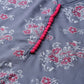 Women Grey & Pink Block Printed Kurta with Palazzos ( JOKPL 1341 Grey )