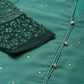 Printed Mukaish Kurta with Palazzos ( JOKPL 1460 Green )