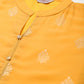 Printed Mukaish Kurta with Palazzos ( JOKPL 1460 Yellow )