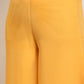 Printed Mukaish Kurta with Palazzos ( JOKPL 1460 Yellow )