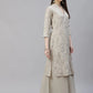 Women Grey & Pink Floral Embroidered Regular Kurta with Palazzos & Dupatta ( JOKPL D21P 1399 Grey )