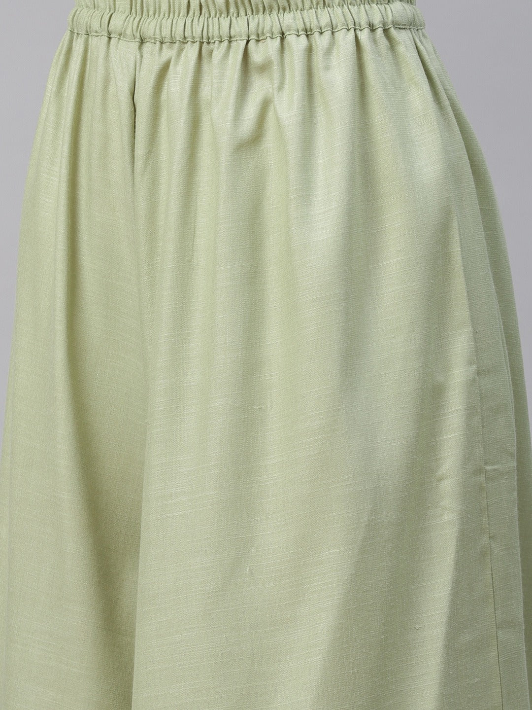 Women Lime Green & Pink Floral Embroidered Kurta with Palazzos & Dupatta ( JOKPL D21P 1399 Lime )