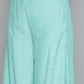 Jompers Printed Blue Kurta with Palazzos & With Chikankari Dupatta ( JOKPL D28W 1495 Sky )