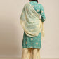 Gotta Patti work Kurta, Palazzos & Dupatta ( JOKPL D31Bg 1447 Sky )