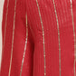 Embroidered Sequinned Kurta with Palazzos & Dupatta ( JOKPL D37R 1475 Red )