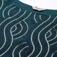 Teal Leheriya Sequinned Kurta with Palazzos & With Dupatta ( JOKPL D44T 1485 Teal )