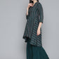 Teal Sequinned Kurta with Palazzos & With Dupatta ( JOKPL D44T 1493 Teal )