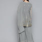 Floral Printed Pleated Grey Georgette Kurta with Palazzos & With Dupatta ( JOKPL D45 Gry 1497 Grey )