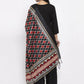 Jompers Women Black & Red Solid Kurta with Palazzos & Dupatta ( JOKPL D4R 1312 Black )