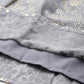 Gorgette Foil Print Kurta palazzo Dupatta Set from Jompers ( JOKPL D50Gry 1497 Grey )