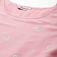 Gorgette Foil Print Kurta palazzo Dupatta Set from Jompers ( JOKPL D50Pnk 1497 Pink )