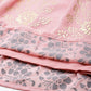 Gorgette Foil Print Kurta palazzo Dupatta Set from Jompers ( JOKPL D50Pnk 1497 Pink )