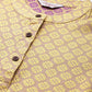 Woven design kurta, pallazos and dupatta set ( JOKPL D51Y 1538 Yellow )