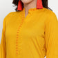 Women Mustard Yellow & Red Embroidered Kurta with Palazzos & Dupatta (JOKPL R-D8R 1294 Mustard)