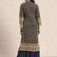 Navy Embroidered Kurta with Sharara ( JOKPS 1448 Navy )